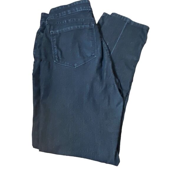 NYDJ Samantha Slim Jeans Womens Size 12 Blue Stretch High Rise Lift & Tuck - Picture 5 of 7